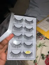 Multipack 3D Pelo de visón suave pesta?as postizas hechas a mano esponjosas pesta?as largas herramientas de maquillaje de ojos naturales Ojo de imitación las pesta?as 5 pares