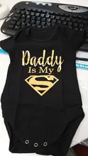 Mono con estampado divertido de Papi es mi Hero, ropa de dormir para bebés recién nacidos
