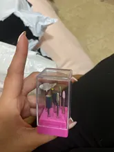 Juego de fresas combinado para manicura, Kit de brocas de taladro de cerámica para uñas herramientas de pulido de Gel de eliminación eléctrica