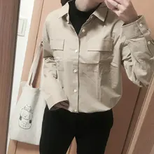 Camisas blancas de manga larga para hombre, camisa negra informal con bolsillos de pecho, 100% algodón, moda coreana, novedad de otoño