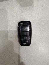 De TPU suave coche plegable soporte de funda para llave Shell para Hyundai Elantra Solaris 2017 Santa Fe Verna Tucson i35 i40Genesis F