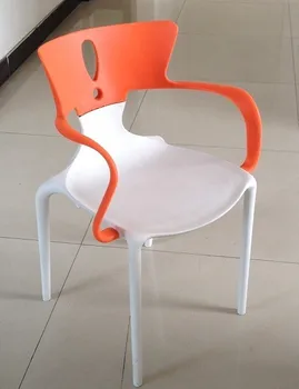Armchair HANS, polypropylene white-orange 
Armchair HANS, polypropylene white-orange