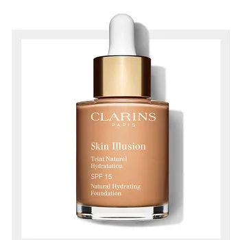CLARINS SKIN ILLUSION FOUNDATION SPF15 109 WHEAT 30ML
CLARINS SKIN ILLUSION FOUNDATION SPF15 109 WHEAT 30ML