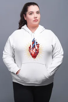 Angemiel Wear Blue Core Heart White Women 'S Hooded Sweatshirt
Angemiel Wear Blue Core Heart White Women 'S Hooded Sweatshirt