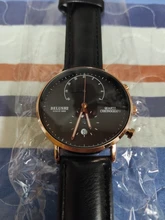 Belushi-reloj de cuarzo deportivo para hombre, cronógrafo moderno con correa de cuero, de lujo, de imitación, 2020