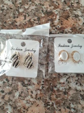 GRACE JUN-pendientes de piedra de Color dorado para mujer, aretes sin perforaciones, con Clip geométrico, joyería 2019