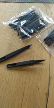 Pinzas electrónicas antiestáticas de fibra de carbono, Kit de pinzas electrónicas de plástico ESD, conjunto de herramientas de mano, 8 Uds. Reparación de PCB