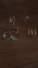 Pendiente de cartílago falso para hombre y mujer, Arete de hojas doradas sin perforación, Clips para las orejas, joyería para hombre y mujer, regalos al por mayor