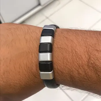 Genuine Leather 316 L Steel Original Men 'S Bracelet Imprint
Genuine Leather 316 L Steel Original Men 'S Bracelet Imprint