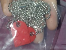 Collar de cadena con colgante de corazón de amor para hombre y mujer, 2 uds., regalo de San Valentín, 2021