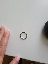 De moda Simple de acero inoxidable de oro rosa dedo anillo de plata Anillos de Color para las mujeres joyería fina Anillos tamaño 4-10