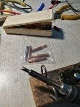 SZBFT-Punta de soldadura de cobre rojo puro, sin plomo, 900M-T-5C, para Hakko 936 FX-888D Saike 909D 852D + 952D, bricolaje diamagnético