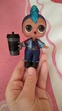 L O L ¡Sorpresa! Juego de muñeca brillante con ropa y zapatos para niño, juguete Punk, edición limitada