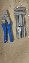 1 Uds. De tenazas para jaulas de pollos y codornices, instalación de abrazadera para jaula, alicates para clavos de M dispersos, herramientas de instalación de jaula de conejos