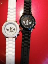 Relojes de moda Ins para Mujer, pulsera de Color caramelo, Reloj de silicona gelatinosa coreano, regalos