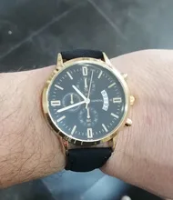 Pulsera de cuarzo para hombre, reloj deportivo masculino en material de acero inoxidable, con correa de cuero, estilo de negocios, a la moda, 2020