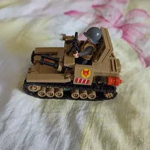 WW2 Normandía Reino Unido nos Armada Alemana juegos de bloques de construcción ladrillos juguetes de la II Guerra Mundial 2 vehículo militar Pershing Pantera tanques