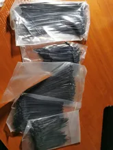 Cable-Ties Loop-Wire Zip-Tie Self-Locking Plastic Nylon Black 3x100 500pcs 3x60 3x80