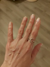 Anillo de plata de primera ley con forma de luna y estrella para mujer, sortija, plata esterlina 925 Plata de Ley auténtica, Circonia cúbica, zirconia, circonita, zirconita, estilo minimalista, 2019