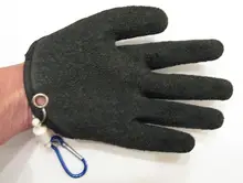 Guantes antideslizantes de látex para pesca, protectores de mano antideslizantes con cierre magnético para pescar, 1 unidad