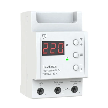 Rbuz d32t * voltage relay for voltage monitoring in single phase network with thermal protection
Rbuz d32t * voltage relay for voltage monitoring in single phase network with thermal protection