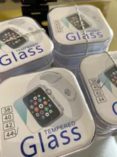 Película protectora para Iwatch Series 4 5 6 SE 44MM 40MM, pegamento total suave, película protectora para Apple Watch Series 1 2 3 38MM 42MM