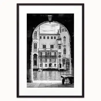 Poster in the frame of the Venetian passage 
Poster in the frame of the Venetian passage