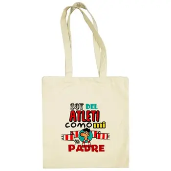 Cloth bag Atletico Madrid I'm Atleti like my father
Cloth bag Atletico Madrid I'm Atleti like my father