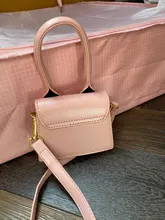 Jacquemus-Bolso De hombro cruzado De piel para mujer, bandolera De diseñador De lujo