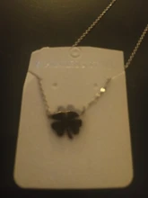 DOTOFI-collar con colgante de trébol de cuatro hojas para mujer, joyería de moda de calidad de acero inoxidable