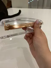 De Lujo Rosa Metal dorado sacagrapas Manual transparente grapadora de acrílico NO.10 Durable de Color de moda grapadora 4000 Uds grapas venta al por mayor