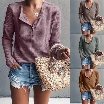 Fashionable women's casual long-sleeved knitted shirt women's tops winter
Fashionable women's casual long-sleeved knitted shirt women's tops winter