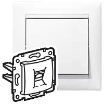 Mechanism socket inform. 1st CN Valena rj45-isdn/internet White. Leg 774441
Mechanism socket inform. 1st CN Valena rj45-isdn/internet White. Leg 774441