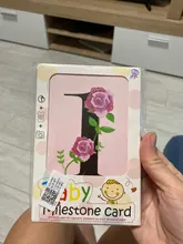 Tarjetas fotográficas Baby Milestone-Juego de 12 tarjetas fotográficas para capturar los momentos memorables del primer año de tu bebé