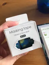 3 unids/pack clásico Van Gogh conjunto de cintas Washi estrellado adhesivo de cielo cinta DIY Scrapbooking etiqueta engomada etiqueta adhesiva