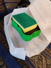 Soap-Organizer Sponge-Holder Liquid-Dispenser-Container Kitchen-Cleaner-Tool Hand-Press