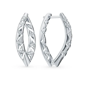 Silver earrings with cubic zirconia sunlight sample 925
Silver earrings with cubic zirconia sunlight sample 925