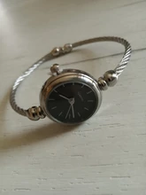 Reloj de cuarzo Retro Vintage para mujer, pulsera de vestir de acero inoxidable, relojes de pulsera Chic de moda, dorado y plateado, 1 Uds.