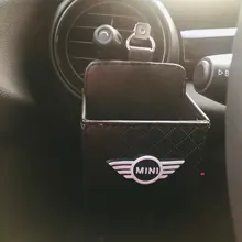 Bolsa de almacenamiento para salida de aire, bolsa de almacenamiento multifunción para teléfono de coche, accesorios interiores para BMW MINI COOPER F54 F55 F56 F60 R56 R60