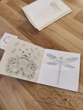 24 páginas de la edición en inglés de bosque encantado libros para colorear para adultos niños Anti estrés pintura dibujo arte coloración libro