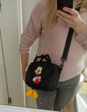 Nueva Disney Mickey Mouse dibujos animados chica bolso de los niños bolsa de almacenamiento de las niñas de dibujos animados Mickey Minnie Mouse bolso bolsos de hombro