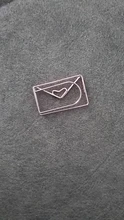 Clip de papel de amor de oro rosa, Clip de modelado creativo en forma especial, Metal, accesorios de oficina, Clips de papel, marcador de Clips de papel Metal