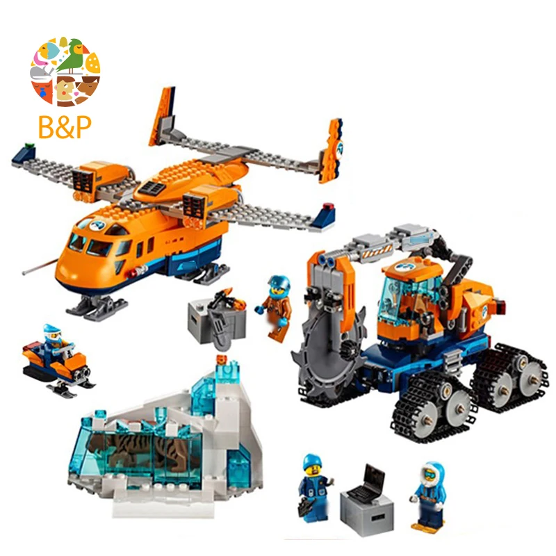 60196 731pcs CITY Series Thre Arctic Supply Plane Model Educational DIY Toy For Children 10996 Building Block Gift
60196 731pcs CITY Series Thre Arctic Supply Plane Model Educational DIY Toy For Children 10996 Building Block Gift