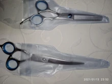 Tijeras de aseo para mascotas, juego de corte de pelo afilado de 6 pulgadas, 7 tijeras de aseo para mascotas, de acero inoxidable, tijeras curvadas arriba y abajo para gatos y perros