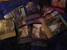 Cartas de Tarot The Oracle Of The fairyes, 44 Uds., cartas de juego portátiles en inglés, juego de mesa de cartas para fiesta de amigos