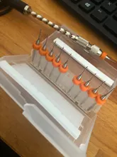 XCAN 0.8mm 10pcs/lot Carbide Micro Drill Bits CNC PCB Drill Bit Set