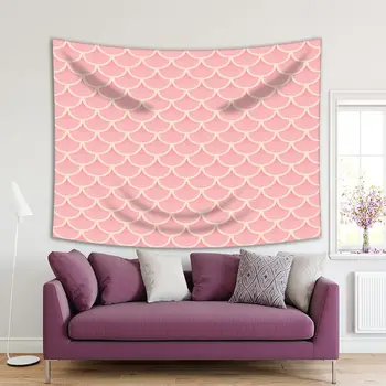 Tapestry Abstract Pattern Fish Scales Waves Soft Color Artwork Printed Pink Beige
Tapestry Abstract Pattern Fish Scales Waves Soft Color Artwork Printed Pink Beige