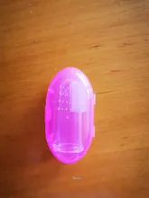 Juego de cepillos de dientes para bebés, caja de silicona para cuidado de los dientes, higiene, 1 Juego