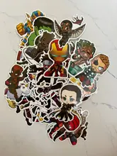 50 Uds de dibujos animados pegatinas Marvel bien los Vengadores etiqueta engomada impermeable equipaje Skateboard guitarra portátil pegatinas juguete de niño