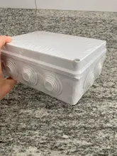 Caja de alimentación impermeable para exteriores, caja de control eléctrico de plástico ABS IP65, bricolaje, carcasa de cable de conexión interior, caja de empalme de Rama
